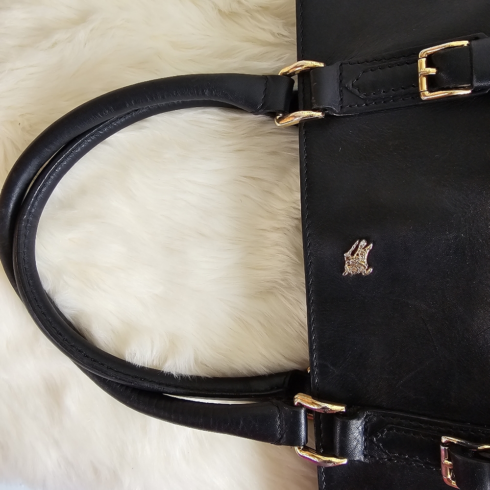 BURBERRY House Check Bridle CalfskinTote Bag - Picture 4 of 10